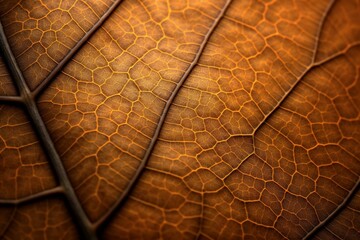 Close-up of leaf texture. Generative AI