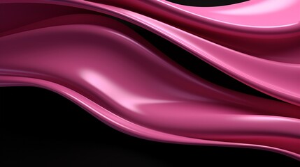 Obraz premium pink, color, curve, abstract, liquid, design, element, background, shape, wave, pattern, texture, graphic, decoration, art, modern, illustration, wavy, style, wallpaper