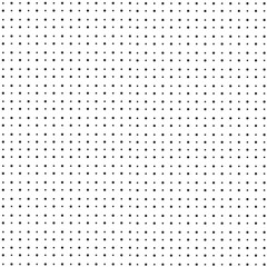 Seamless polka dot pattern. Black dots on white background. Vector illustration.