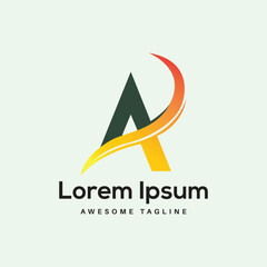 A Letter Logo Design Free Icon