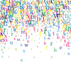 Concept of school background. Colorful childish