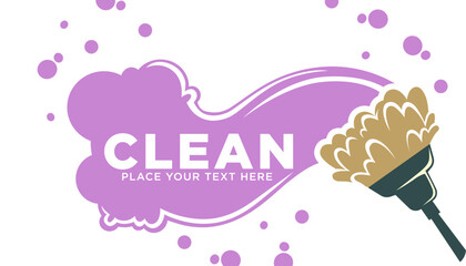 Clean company business card with copy space vector