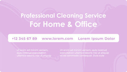 Professional cleaning service for home office