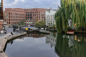 View of the London district of Camden Town