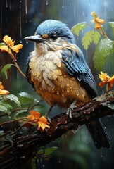 Cute bird generative ai