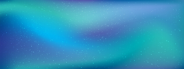 Astrology horizontal star universe background. The night with nebula in the cosmos. Milky way galaxy in the infinity space. Starry night with shiny stars in the gradient sky. Vector illustration. © KICKINN