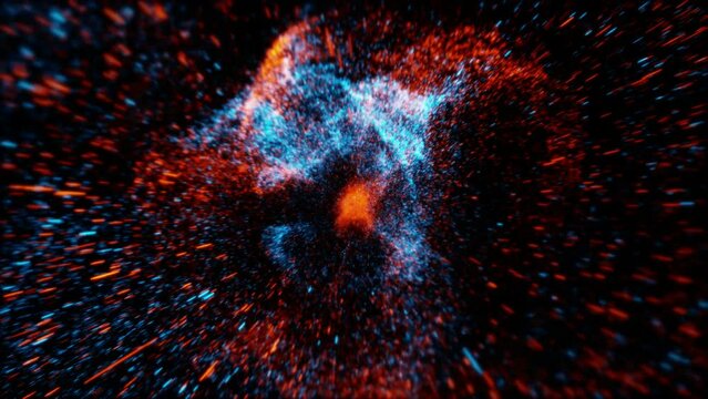 3d animation of travelling at the speed of light