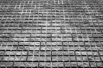 precast concrete blocks textured pavement - background industrial material
