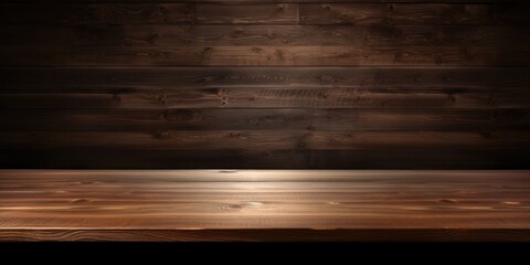 A Front View Of A Dark Brown Empty Wooden Table With A Transparent Background Serving As A Blank Wood Table Mockup Ideal For Showcasing Various Designs And Presentations