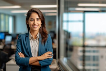 business businesswoman office young girl portrait woman portrait corporate manager indian asian businessperson - obrazy, fototapety, plakaty