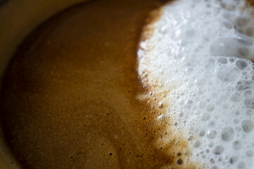 Macro coffee shot. 