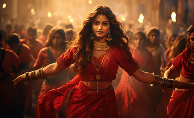 Indian actress in saree