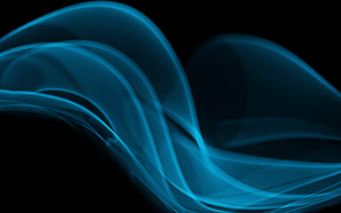 Graphic, 3d and digital wave for wallpaper design or digital cyberspace technology as spectrum background. Vibration, virtual reality and metaverse system as futuristic illustration with motion