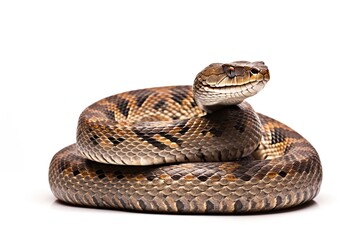 Obraz premium Snake isolated on white background