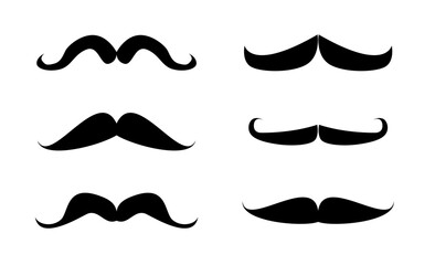 Vector mustache set