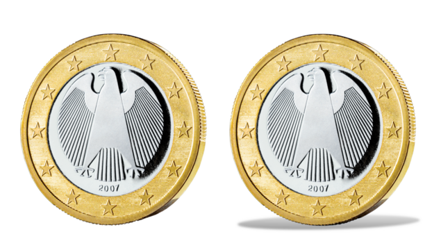 Euro Münze Deutschland - Powered by Adobe