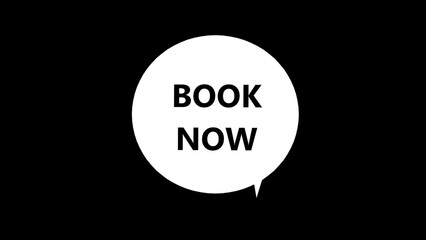 book now, flat linear simple trend modern logo graphic art mobile app design isolated., concept of reserve room or bed in hostel or motel for journey