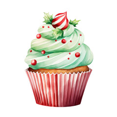 christmas cupcake clipart