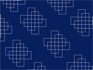 The graphic design element and abstract geometric background with isometric vector blocks for banner template or header