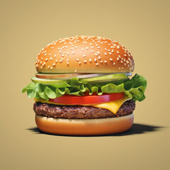 minimalist burger