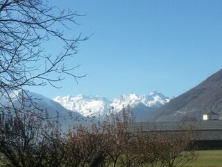 mountain nature sky blue snow cloud