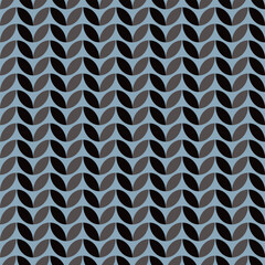 vector seamless pattern with two tone geometric shapes.