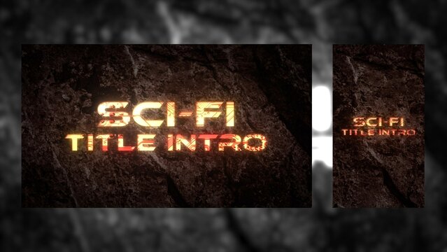 Duo Resolution Sci-fi Tech Rocky Fire Title Intro Template