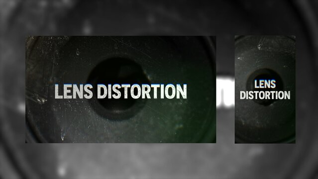 Duo Resolution Looping Lens Distortion Title Intro Template