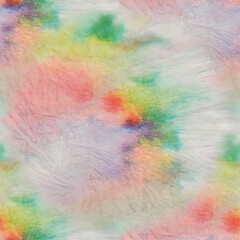 Tie Dye Seamless Shirt. Tiedye Rainbow Pattern. Pink Tie Dye. Rainbow Tie Dye. Swirl Repeat. 1960 Stripe Repeat. Multi Color Swirl Background. Vector Tiedye Batik. Seamless Spiral Watercolor.