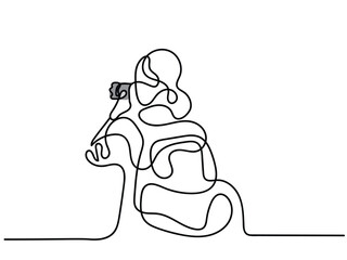 line art of photographers