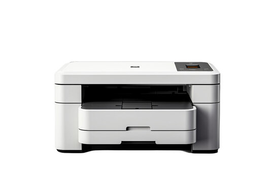 Printer on Transparent Background, PNG, Generative Ai
