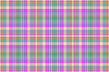 Vector plaid pattern of texture tartan background with a textile fabric seamless check.