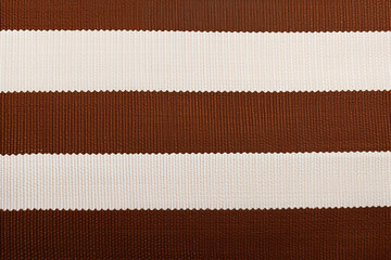 Fototapeta premium brown and white striped fabric texture background