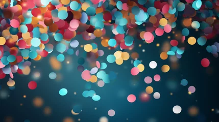 Foto op Plexiglas Abstract bokeh Background defocused lights sparkle, glitter, Celebration, Christmas, holidays © AlexCaelus