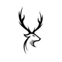 Fototapeta premium Deer head icon 
