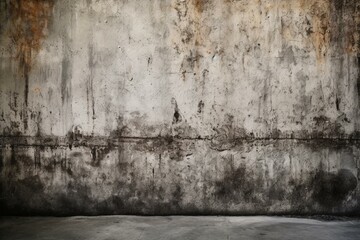 background of aged concrete wall, giving an industrial vibe. Generative AI - obrazy, fototapety, plakaty