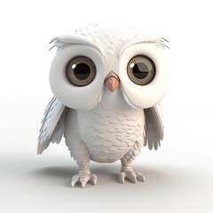 cute owl character 