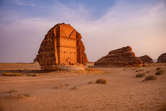 Visit the site of Hegra and explore over 110 astonishingly well-preserved tombs set in stunning desert landscape. and also learn about the fascinating ancient people and culture of AlUla.