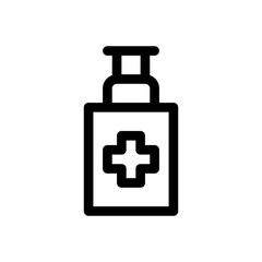 hydroalcoholic gel line icon