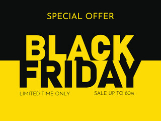Modern Black Friday Super Sale Banner for Business Marketing