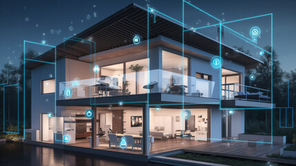 Visualize the Future of Smart Homes with AI-Enabled Automation - Created by AI