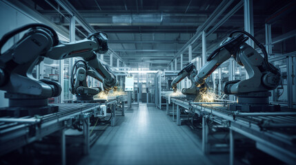 Unleashing the Potential of Robotics: Integrating AI into Manufacturing - Created by AI