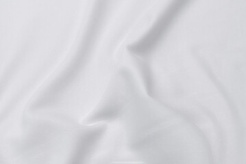 Close-up texture of natural gray or ivory or white color fabric. Fabric texture of natural silk...