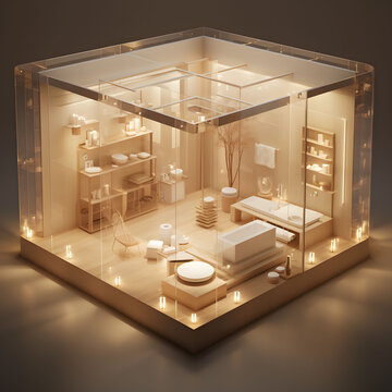 architecture, isometrico