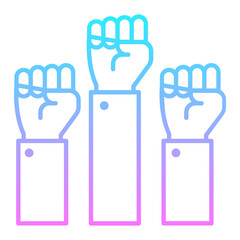 Donation Hand Gradient Icon
