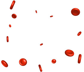 Texture of red erythrocytes for medicine.