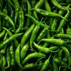 Green pepper background