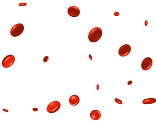 Texture of red erythrocytes for medicine.