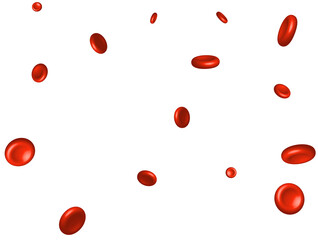 Texture of red erythrocytes for medicine.
