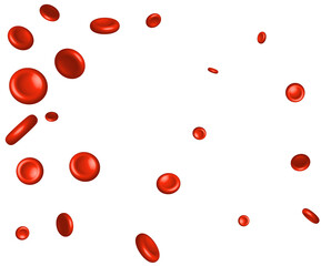Texture of red erythrocytes for medicine.